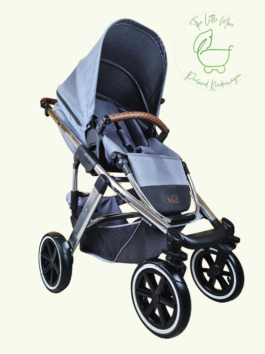 Abc-design Salsa 4 Air Diamond Edition - Kinderwagen (gestell und Sportsitz) - Asphalt - in Gutem Zustand Grau