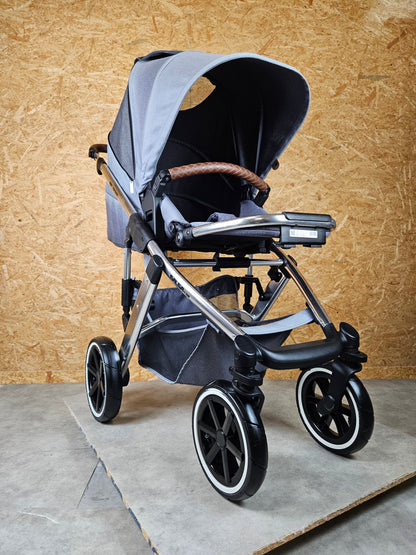 Abc-design Salsa 4 Air Diamond Edition - Kinderwagen (gestell und Sportsitz) - Asphalt - in Gutem Zustand Grau