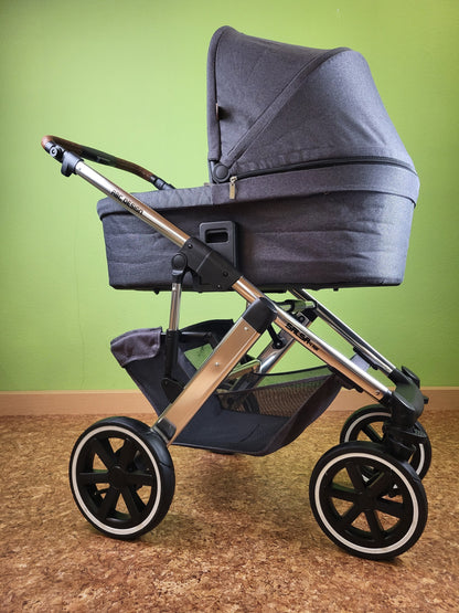 Abc Design - Salsa 4 Air Diamond Edition Kombikinderwagen Grau / Sehr Gut Kinderwagen 8