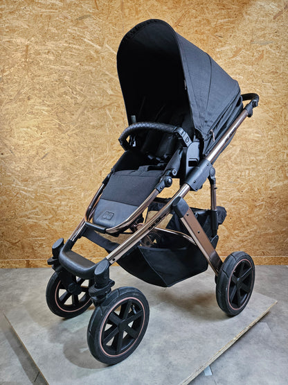 Abc Design - Salsa 4 Air Diamond Edition Kombikinderwagen - Rosé Schwarz - sehr Gutem Zustand / Gut Kinderwagen 3