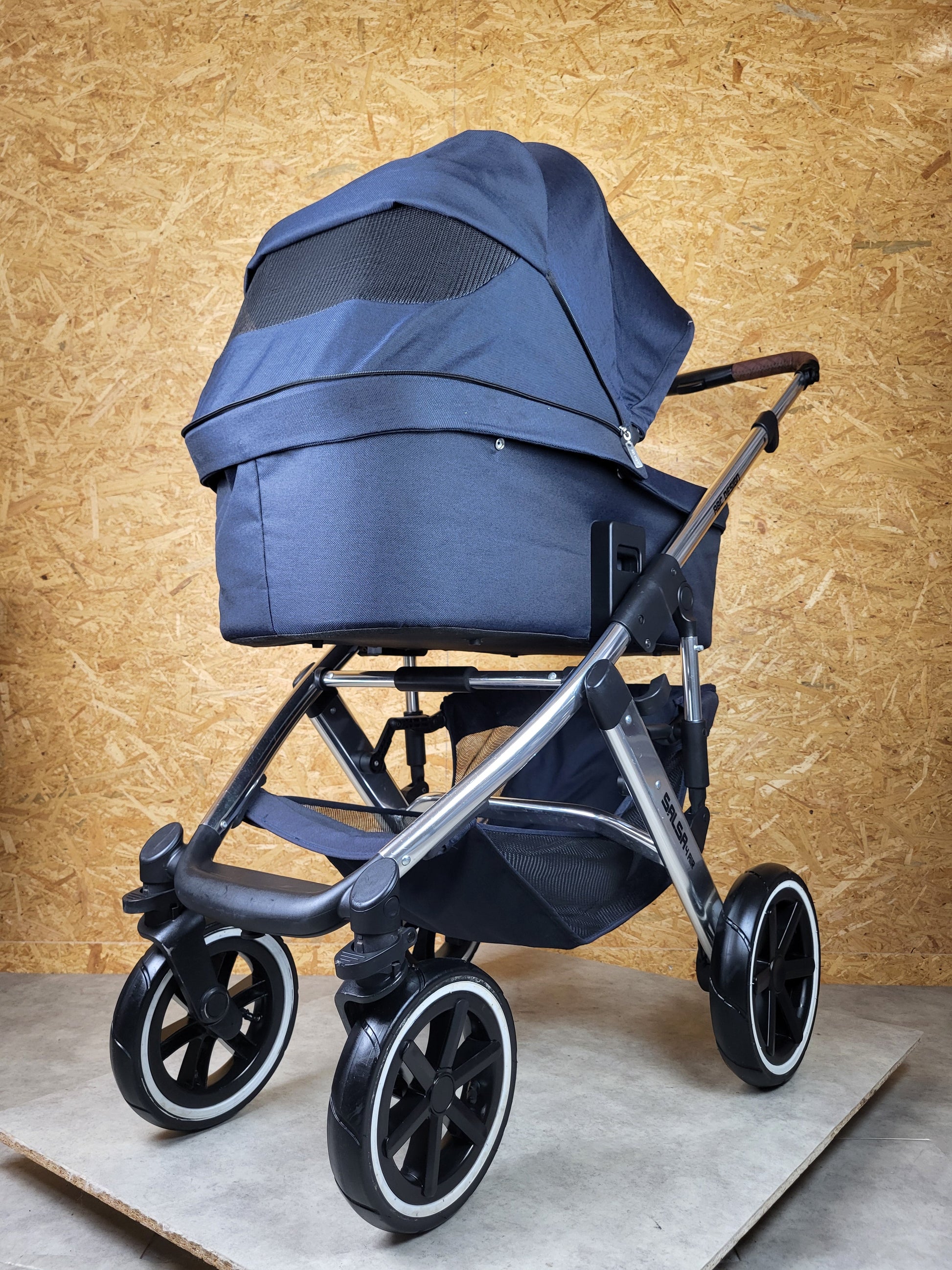 Abc Design - Salsa 4 Air Diamond Edition Kombikinderwagen (sportsitz und Babywanne) - Blau in Gutem Zustand am Besten