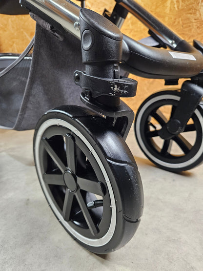 Abc Design - Salsa 4 Air Diamond Edition Kombikinderwagen (sportsitz und Babywanne) - Grau in Gutem Zustand Kinderwagen