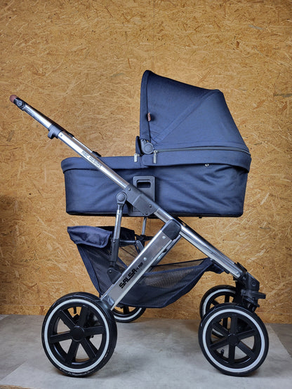 Abc Design - Salsa 4 Air Diamond Edition Kombikinderwagen (sportsitz und Babywanne) - Blau in Gutem Zustand am Besten