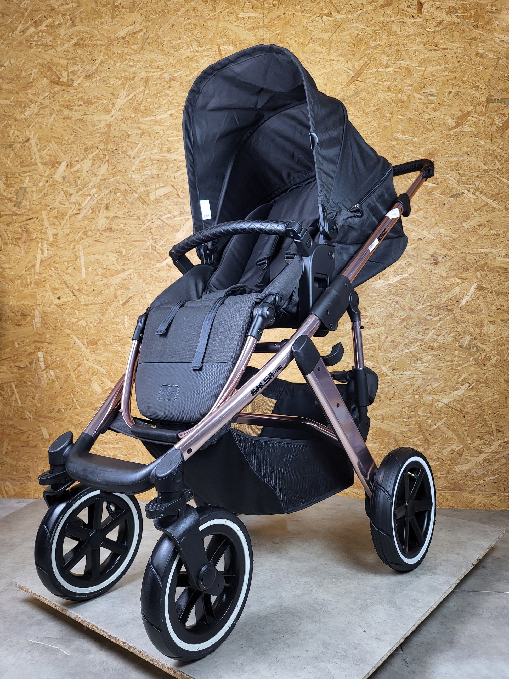 Abc Design - Salsa 4 Air Diamond Edition Kombikinderwagen (sportsitz und Babywanne) - Rose Gold - in Gutem Zustand