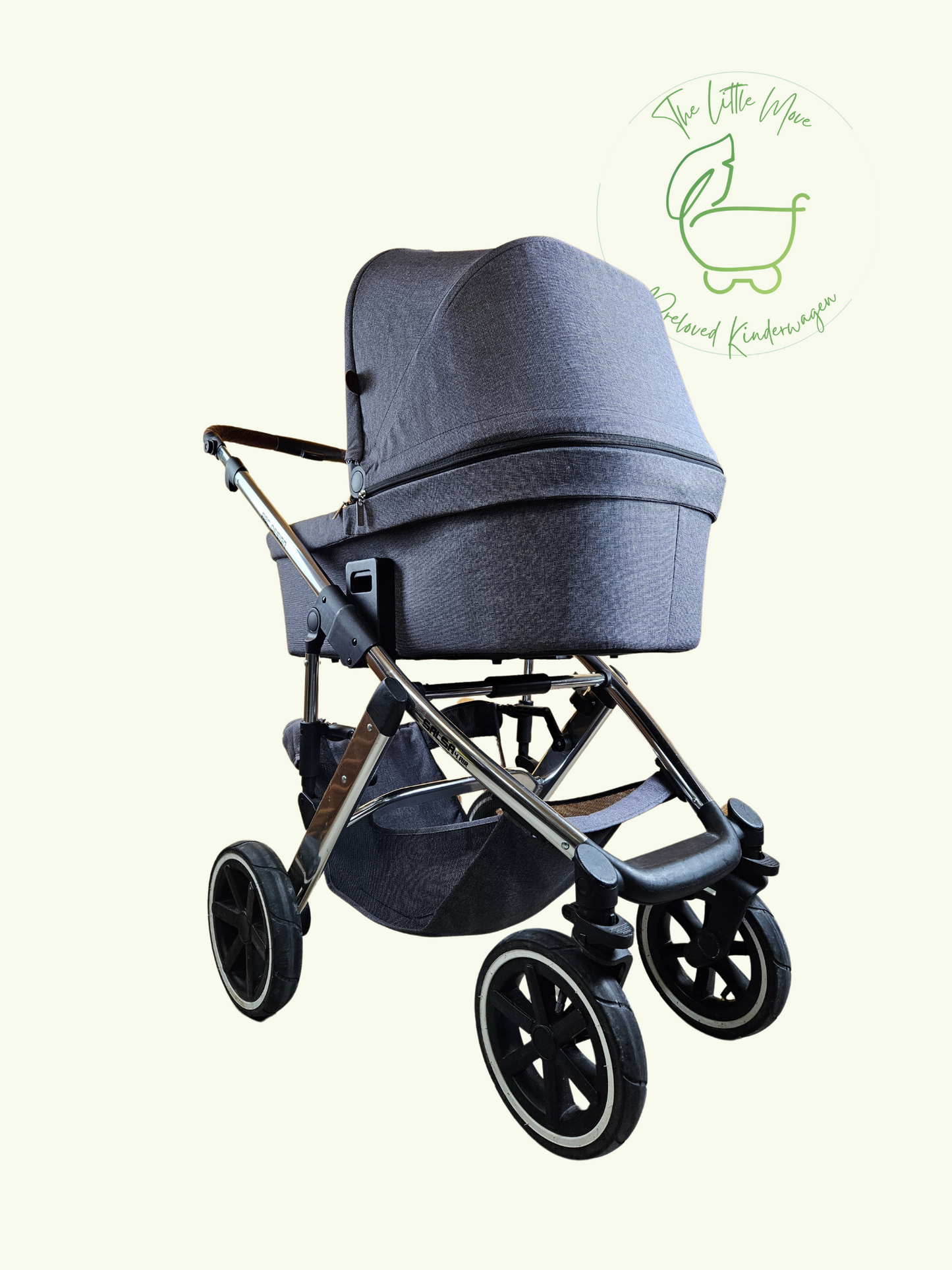 Abc Design - Salsa 4 Air Kinderwagen (gestell und Babywanne) Grau in Gutem Zustand 1