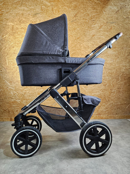 Abc Design - Salsa 4 Air Kinderwagen (gestell und Babywanne) Grau in Gutem Zustand 5