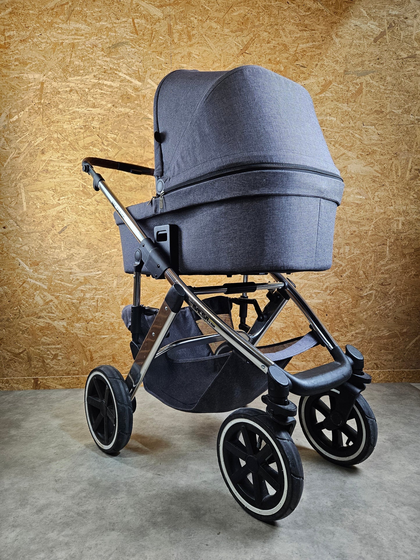 Abc Design - Salsa 4 Air Kinderwagen (gestell und Babywanne) Grau in Gutem Zustand 2