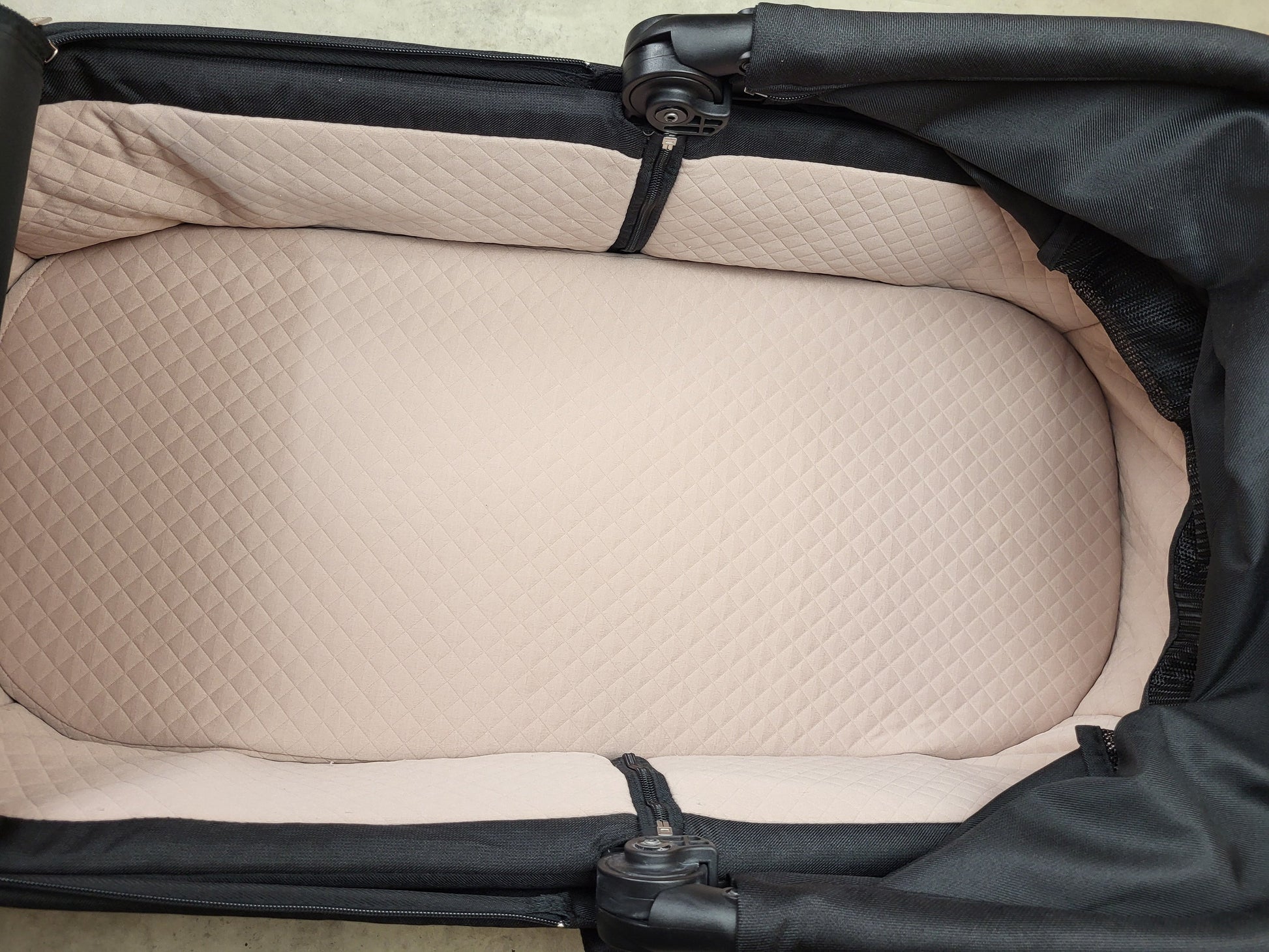 Abc Design - Salsa 4 Air Diamond Edition Kombikinderwagen (sportsitz und Babywanne) - Rose Gold - in Gutem Zustand