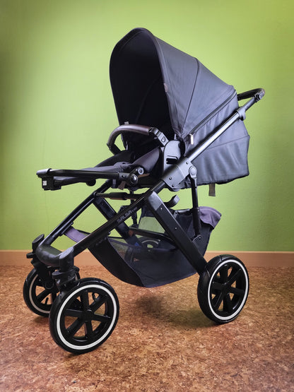 Abc Design - Salsa 4 Air Kombikinderwagen (sportsitz und Babywanne) Schwarz in Gutem Zustand / Gut Kinderwagen 24