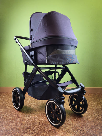 Abc Design - Salsa 4 Air Kombikinderwagen (sportsitz und Babywanne) Schwarz in Gutem Zustand / Gut Kinderwagen 33