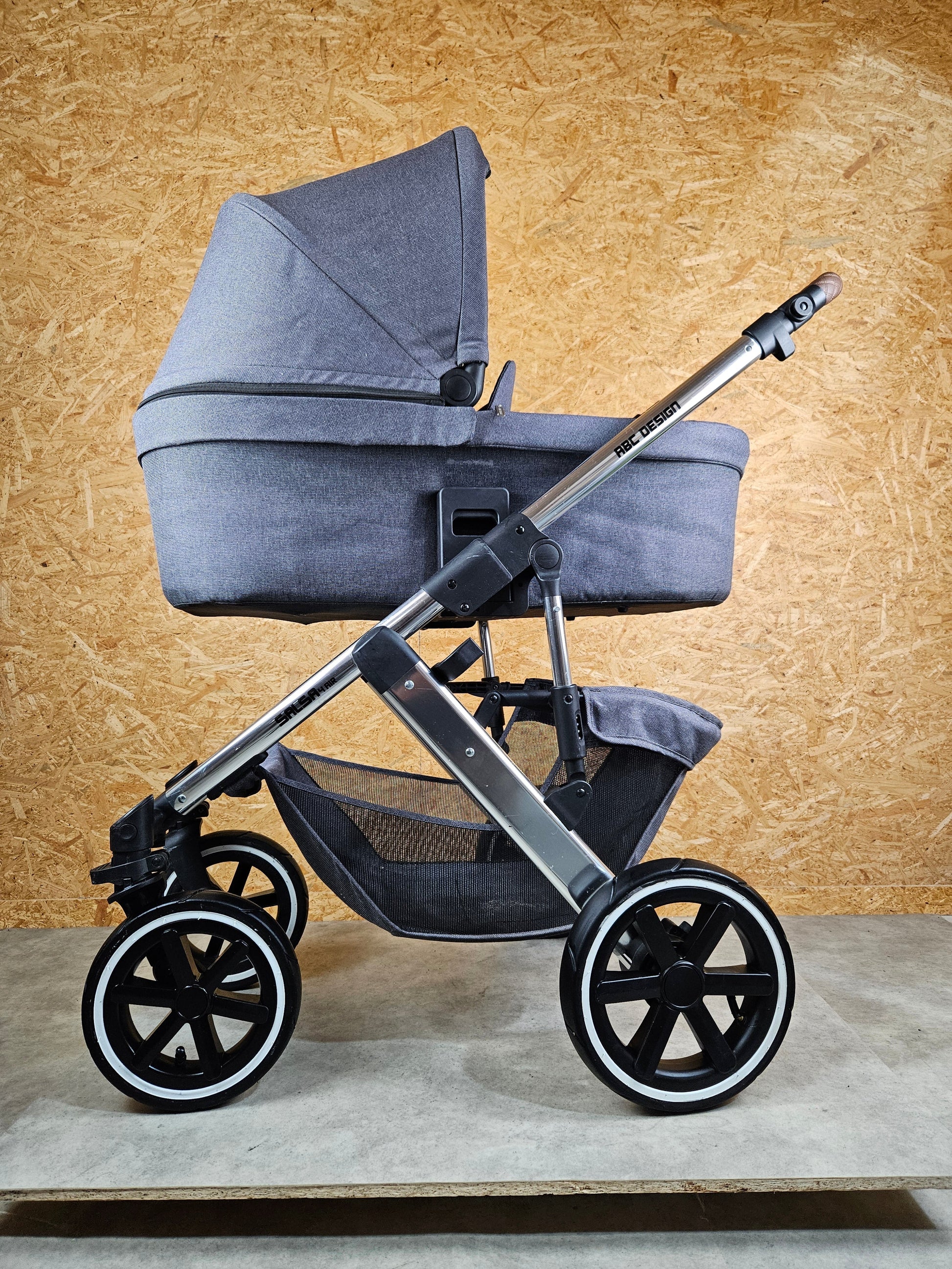 Abc Design - Salsa 4 Air Kombikinderwagen (sportsitz und Babywanne) - Asphalt in Gutem Zustand am Besten Kinderwagen 12