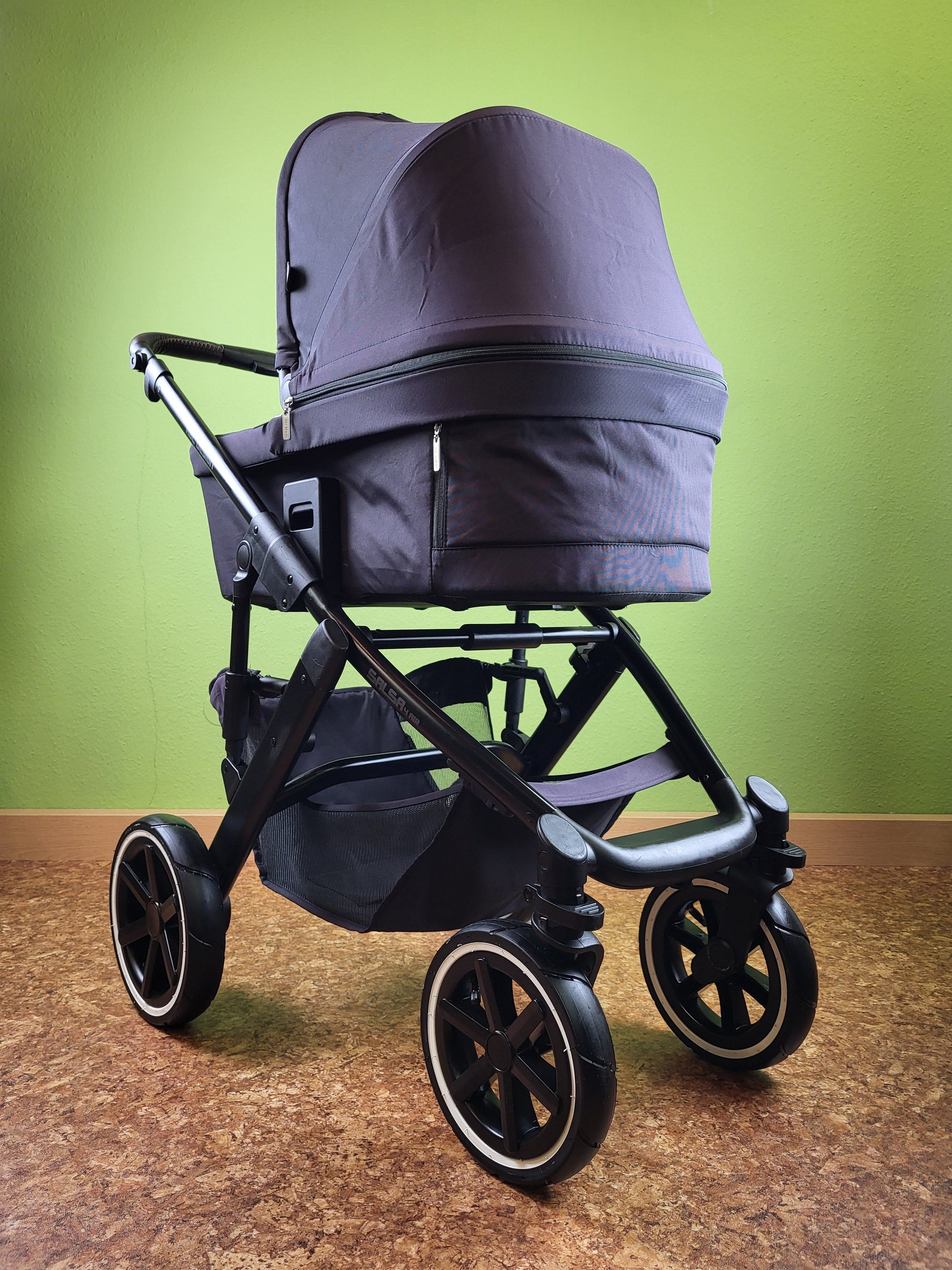 Abc Design - Salsa 4 Air Kombikinderwagen (sportsitz und Babywanne) Schwarz in Gutem Zustand / Gut Kinderwagen 34