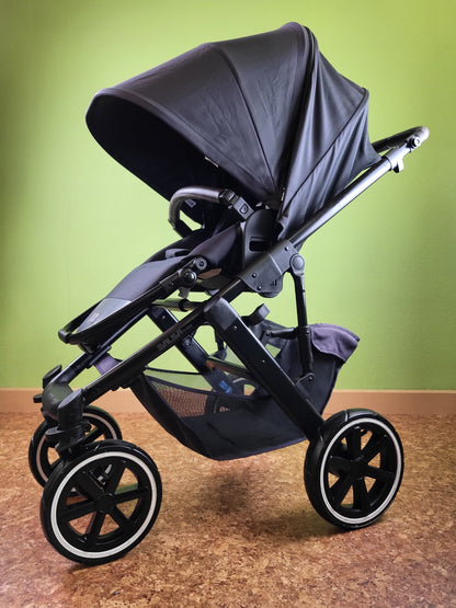 Abc Design - Salsa 4 Air Kombikinderwagen (sportsitz und Babywanne) Schwarz in Gutem Zustand / Gut Kinderwagen 23