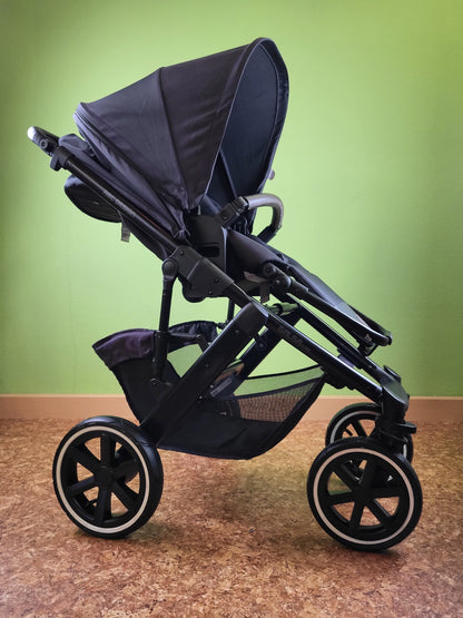 Abc Design - Salsa 4 Air Kombikinderwagen (sportsitz und Babywanne) Schwarz in Gutem Zustand / Gut Kinderwagen 29