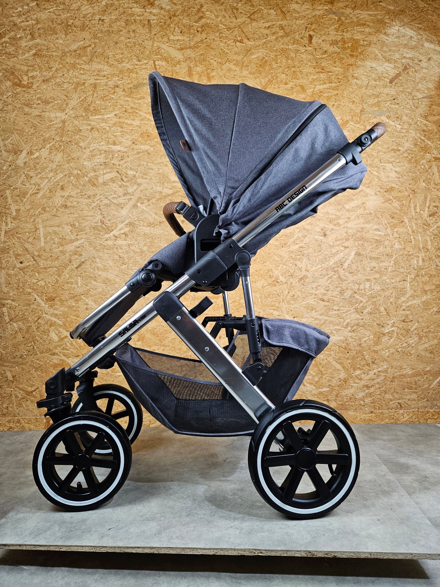 Abc Design - Salsa 4 Air Kombikinderwagen (sportsitz und Babywanne) - Asphalt in Gutem Zustand am Besten Kinderwagen 7