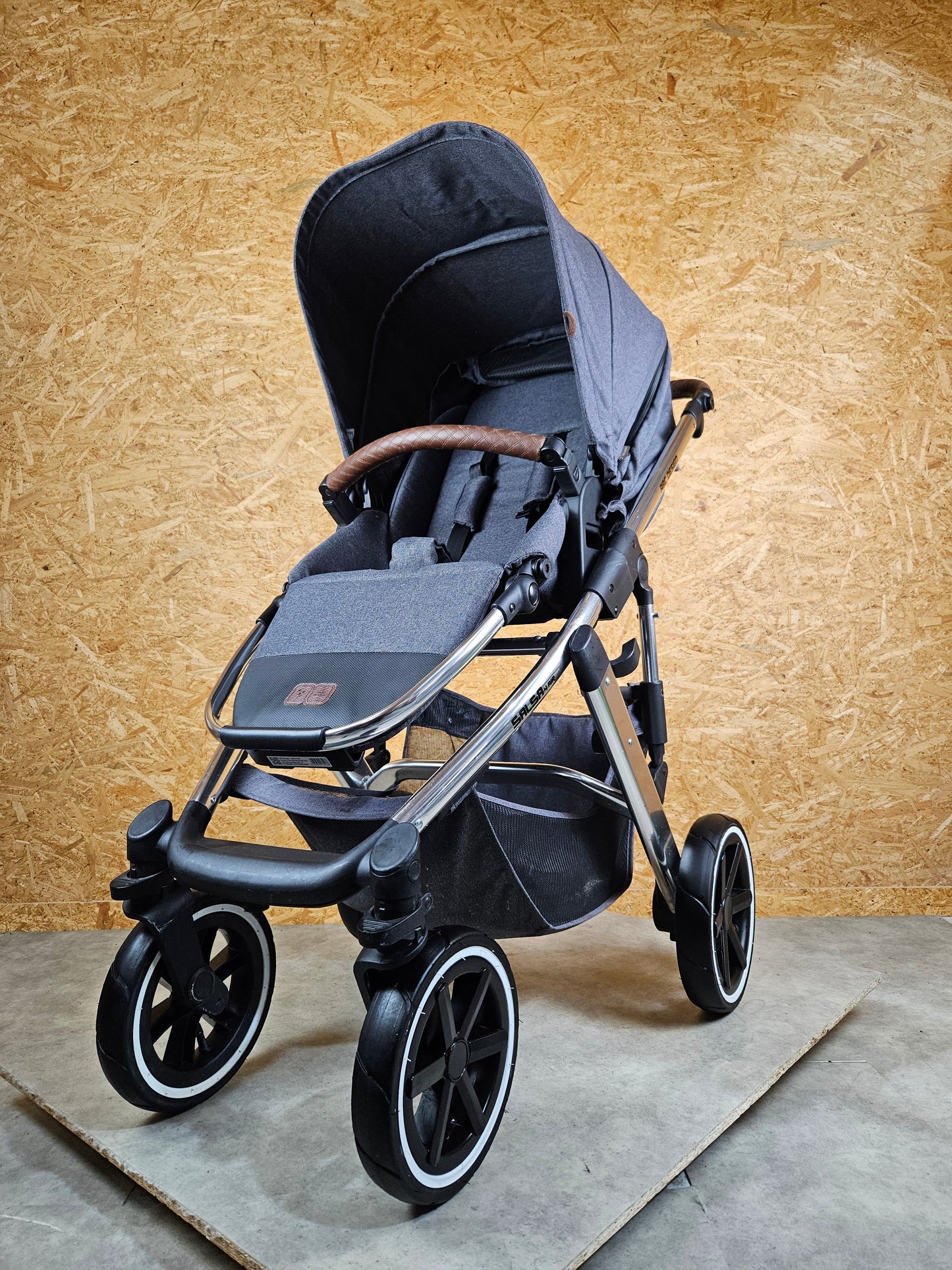Abc Design - Salsa 4 Air Kombikinderwagen (sportsitz und Babywanne) - Asphalt in Gutem Zustand am Besten Kinderwagen 6