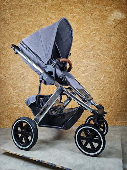 Abc Design - Salsa 4 Air Kombikinderwagen (sportsitz und Babywanne) - Asphalt in Gutem Zustand Kinderwagen 10