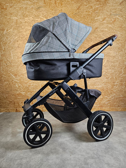 Abc-design Salsa 4 Air Smaragd Fashion Edition - Kombikinderwagen (liegewanne und Sportsitz) - Grüne in Gutem Zustand