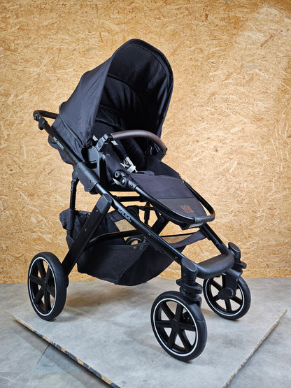 Abc Design - Salsa 4 Kombikinderwagen (sportsiz und Babywanne) Inkl. Fußsack Zubehör - Schwarz in Gutem Zustand