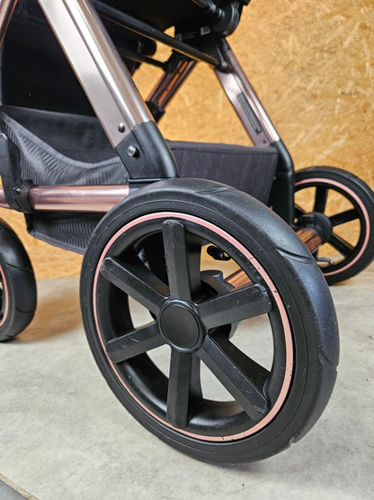 Abc Design - Viper 4 Air Diamond Edition Kombikinderwagen - Rose Gold - in sehr Gutem Zustand Rosé Schwarz / sehr Gut