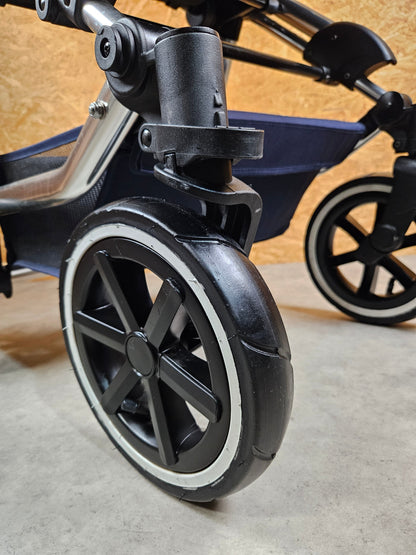Abc Design - Viper 4 Kombikinderwagen (sportsitz und Liegewanne) - Blau in Gutem Zustand Kinderwagen 23