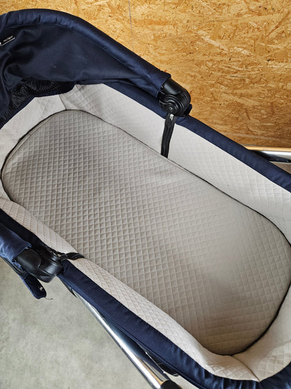 Abc Design - Viper 4 Kombikinderwagen (sportsitz und Liegewanne) - Blau in Gutem Zustand Kinderwagen 29