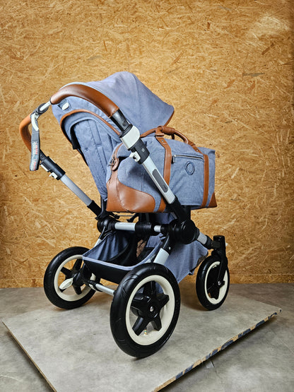 Bugaboo - Donkey Mono Weekender Sonderedition (sportsitz und Liegewanne) Geschwisterwagen Inkl. Seitliche Gepäcktasche