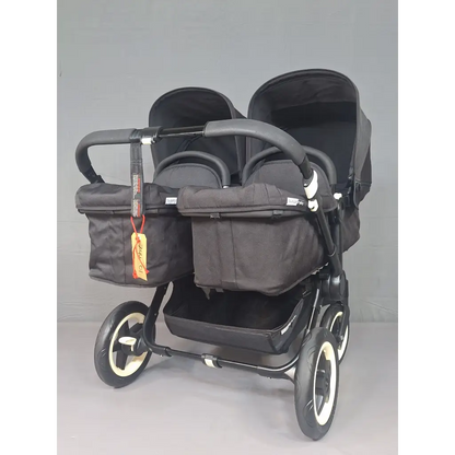 Bugaboo - Geschwisterkinderwagen - Donkey 3 Twin Bon état / Noir Kinderwagen 2