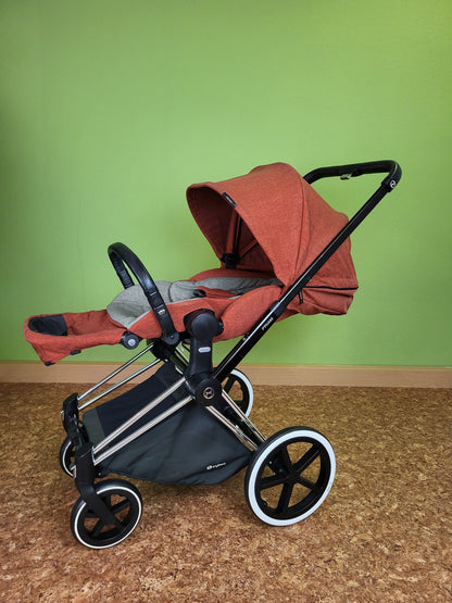 Cybex - Priam Autumn Gold Limited Edition Kombikinderwagen Orange Kinderwagen 6