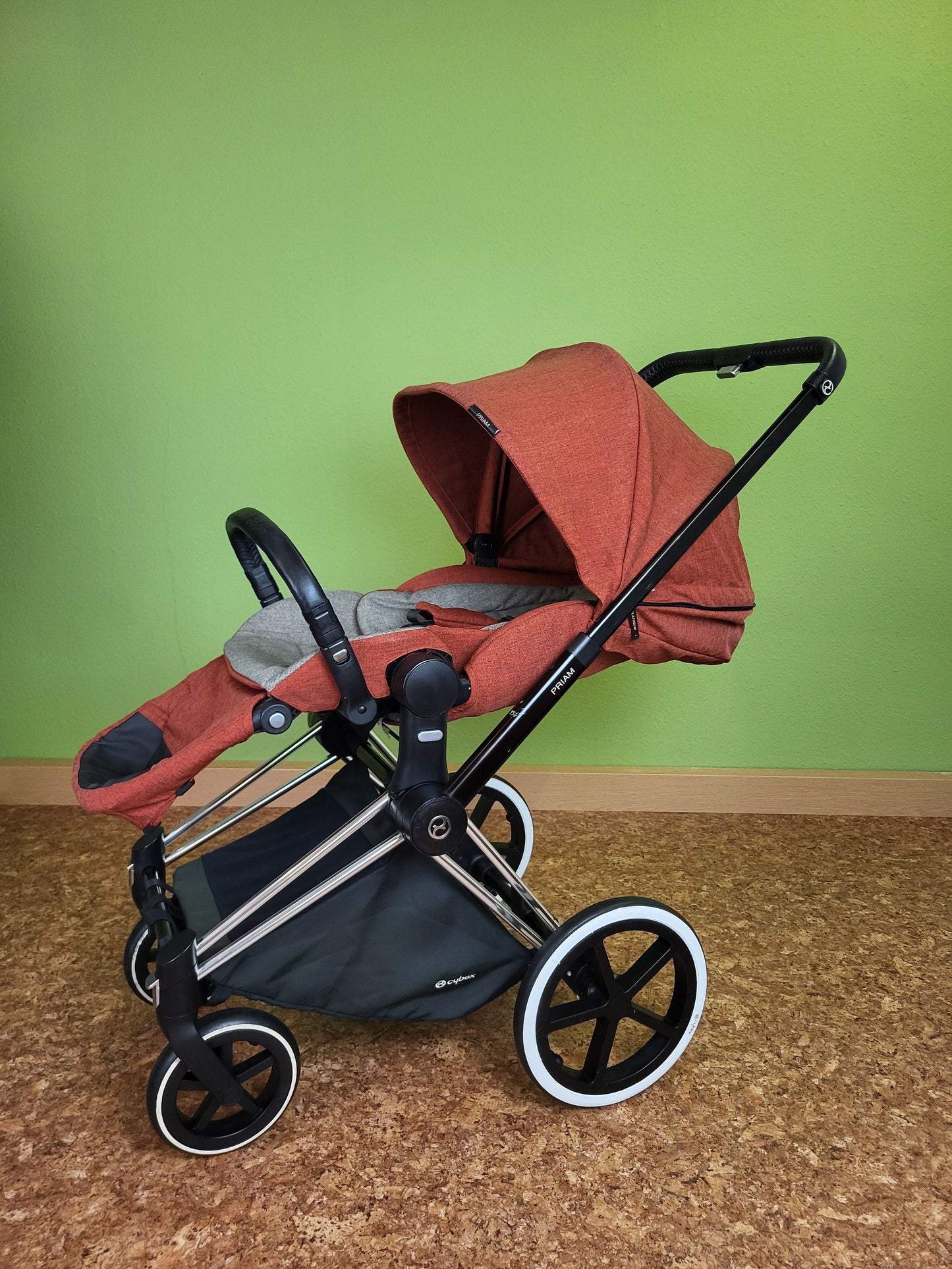 Cybex - Priam Autumn Gold Limited Edition Kombikinderwagen Orange Kinderwagen 5