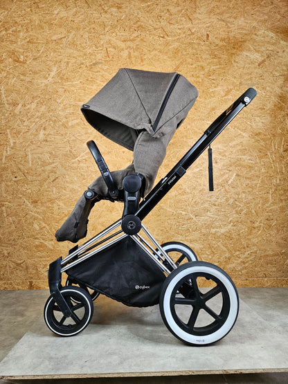 Cybex - Priam Platinum Kombikinderwagen (sportsitz und Babywanne) - Beige in Gutem Zustand am Besten Kinderwagen 7