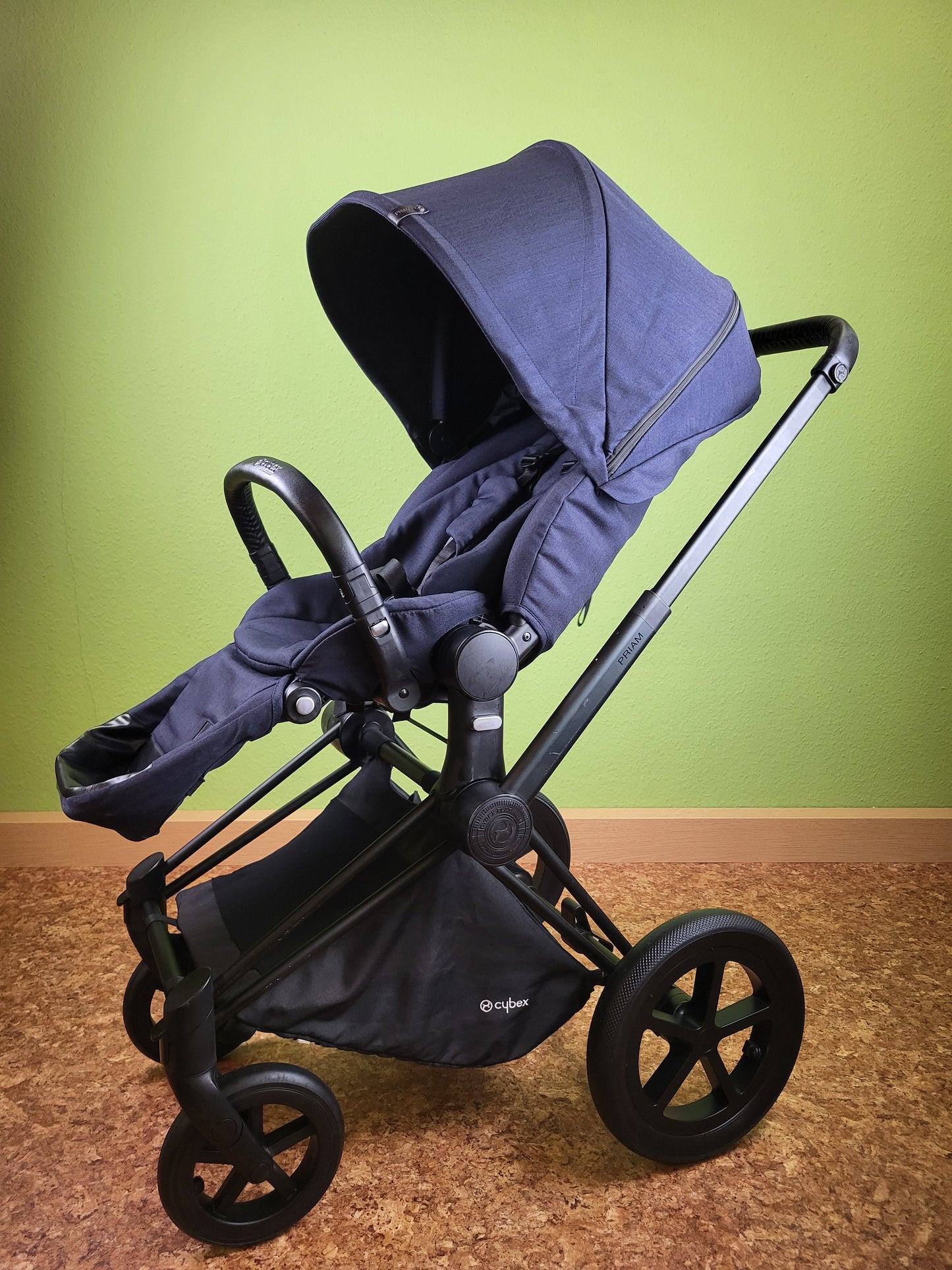 Cybex Priam Stardust Black - Kombikinderwagen Schwarz / Gut Kinderwagen 20
