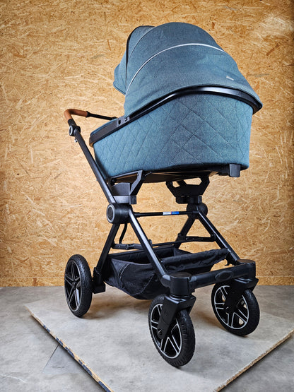 Hartan - Viva Gtr Kombikinderwagen (babywanne und Sportsitz) - Petrol wie Neu am Besten Kinderwagen 10 Kostenloser