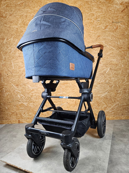 Hartan - Viva Gtr Kombikinderwagen (babywanne und Sportsitz) - Blau in sehr Gutem Zustand am Besten Kinderwagen 4