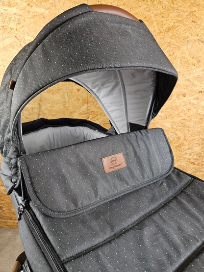 My Junior Vita Unique 2 - Kombikinderwagen (sportsitz und Liegewanne) - Grau in Gutem Zustand Kinderwagen 9