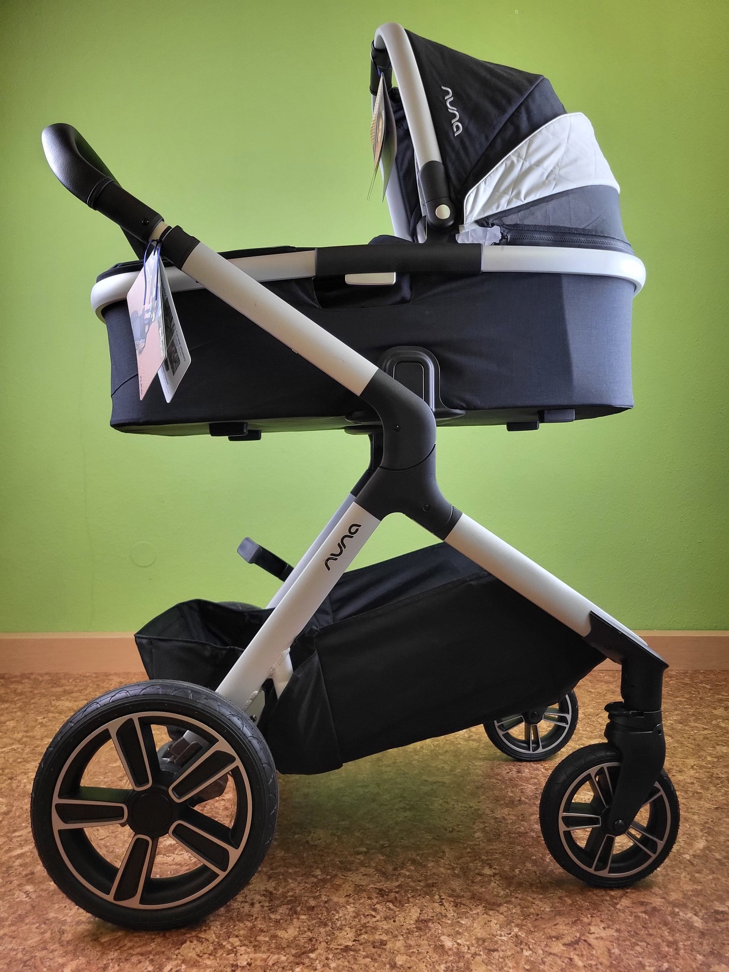 Nuna Demi Grow Set - Kombikinderwagen Mit Babywanne Tasche Und Sportsitz Blau / Wie Neu Kinderwagen 3